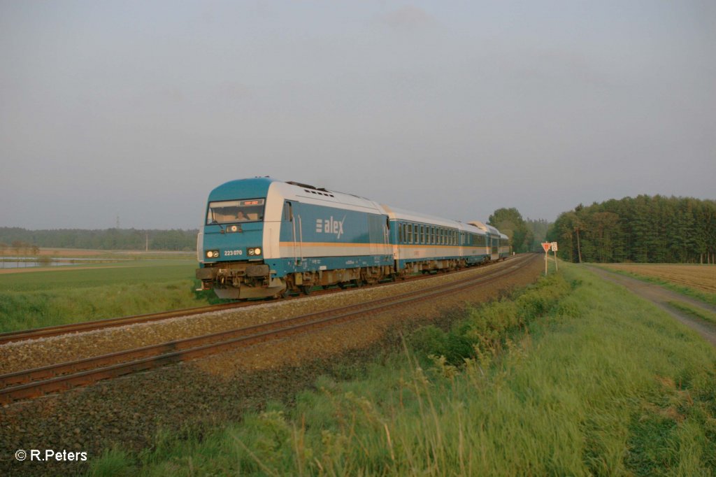 223 070 mit ALX84114 nach Hof bei Schnfeld. 12.05.11