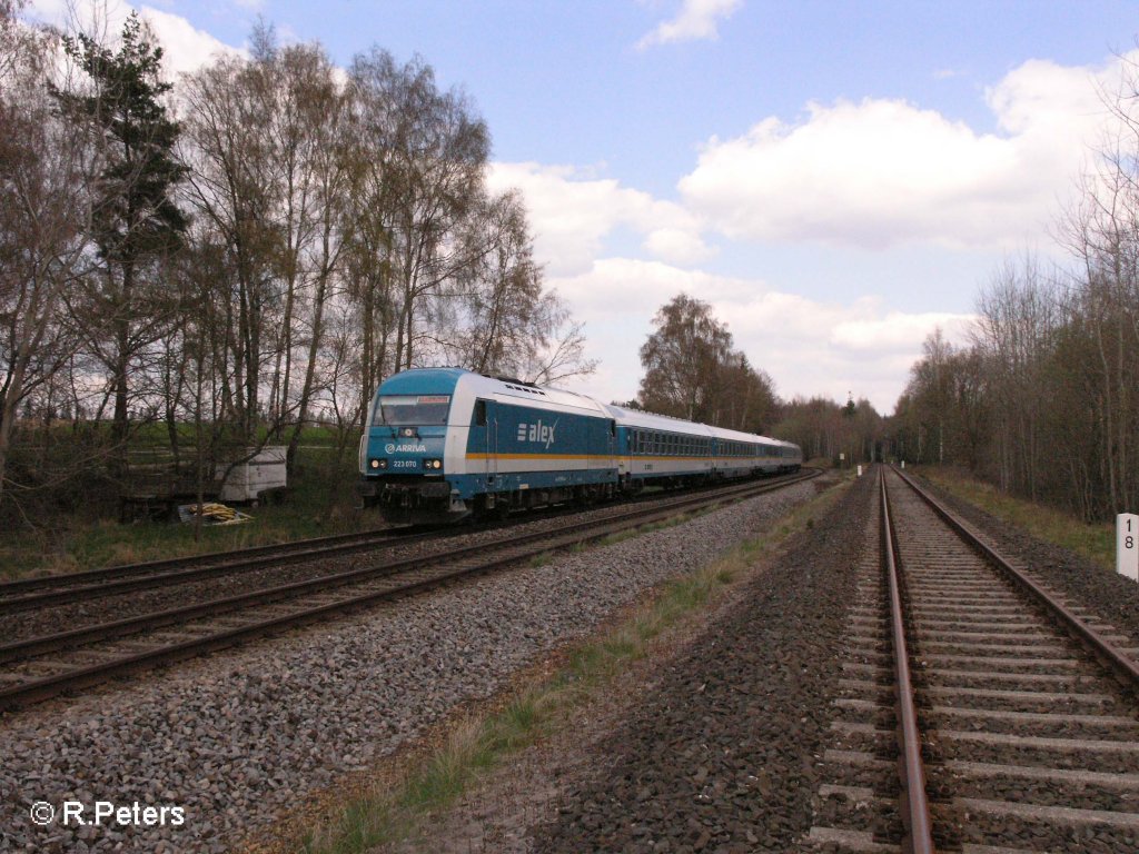 223 070 zieht dein Alex nach Mnchen bei Schnfeld. 23.04.08