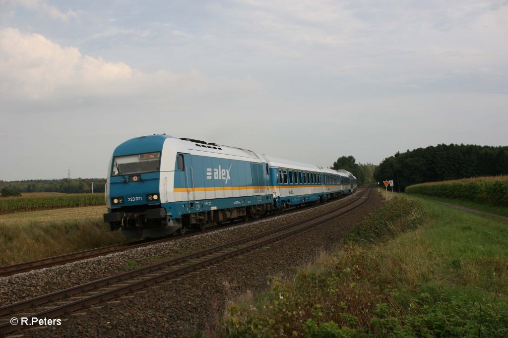 223 071 mit ALX84110 Mnchen - Hof bei Oberteich. 17.09.11