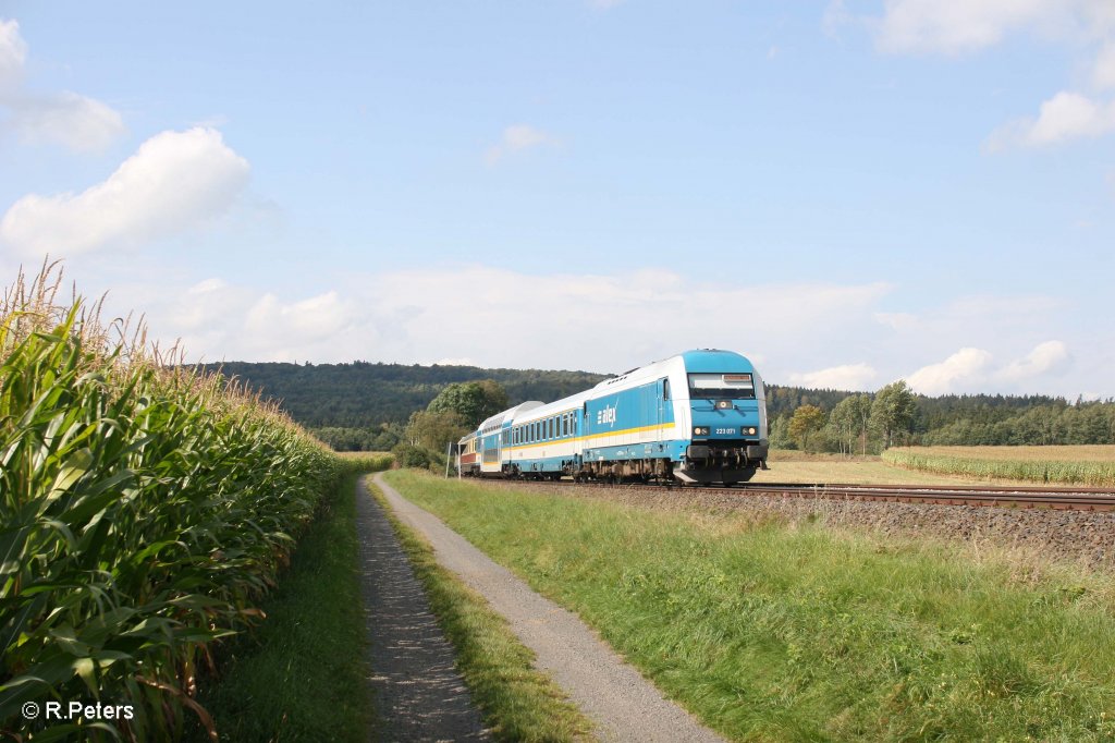 223 071 mit ALX84115 Hof - Mnchen bei Oberteich. 17.09.11