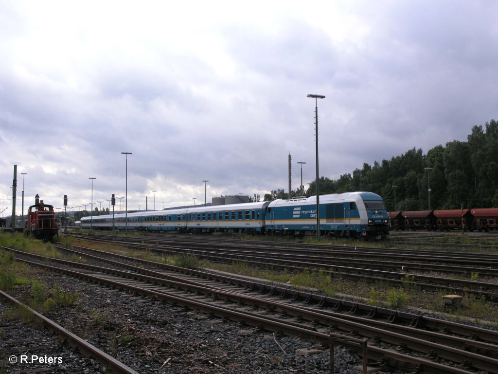 223 072 verlsst Marktredwitz mit den ALX37980 nach Hof. 11.06.09
