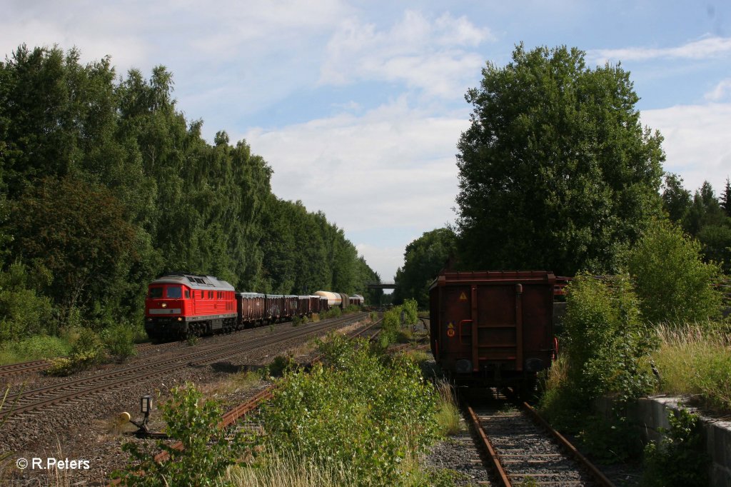 232 280-8 mit den FE45362 in Waldershof. 24.07.11