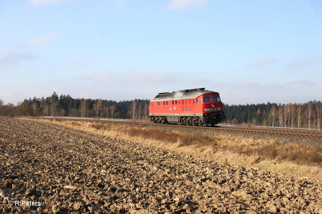 232 384-8 als Lz auf dem Weg nach Schirnding/Chep bei Brand. 29.11.1