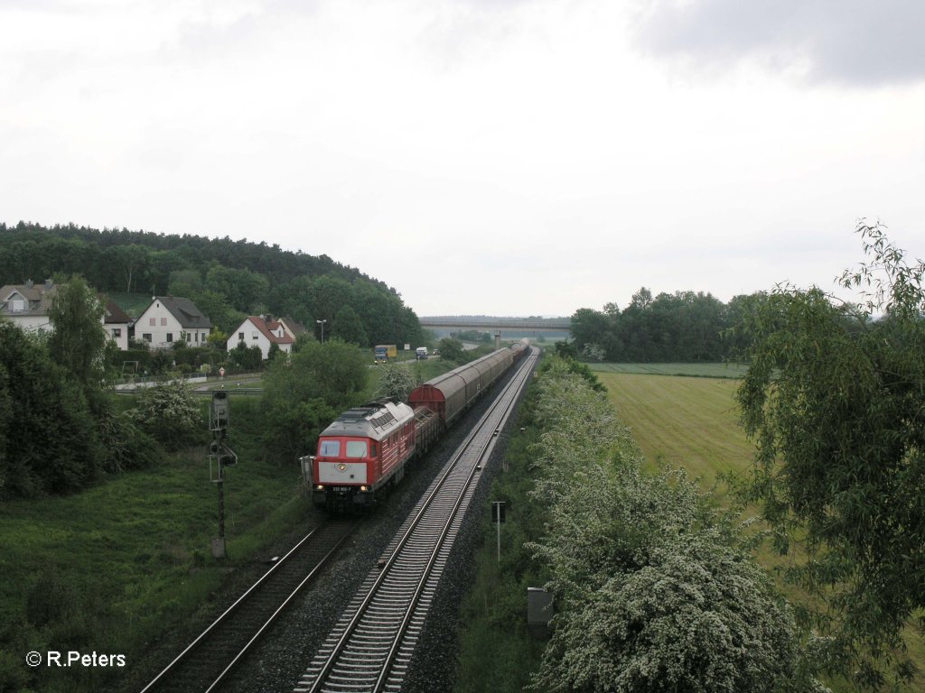 232 902-7 mit einem Umleitergterzug bei Richt. 26.05.10