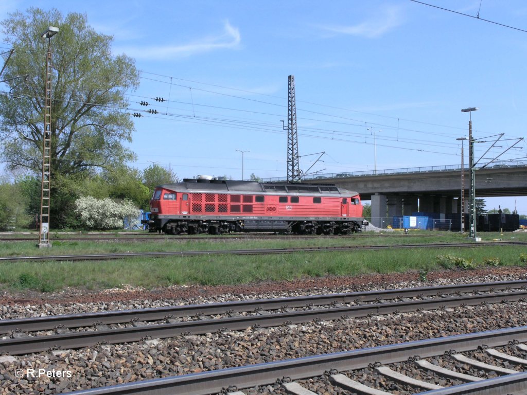 233 289-8 setzt in Regensburg Ost um. 29.04.10