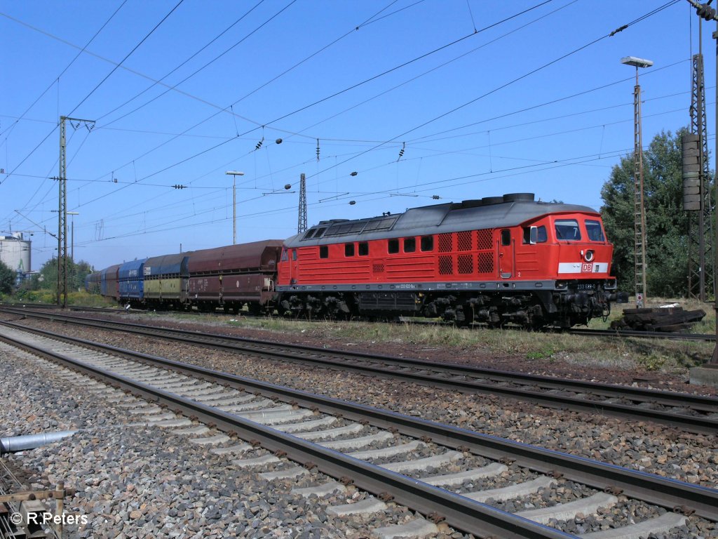 233 622-0 fhrt in Regensburg Ost mit einer Polenkohle ein. 09.09.09