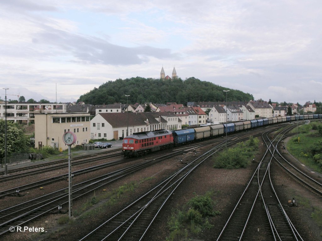 233 652-7 fhrt mit einer Polenkohle in Schwandorf ein. 26.05.10