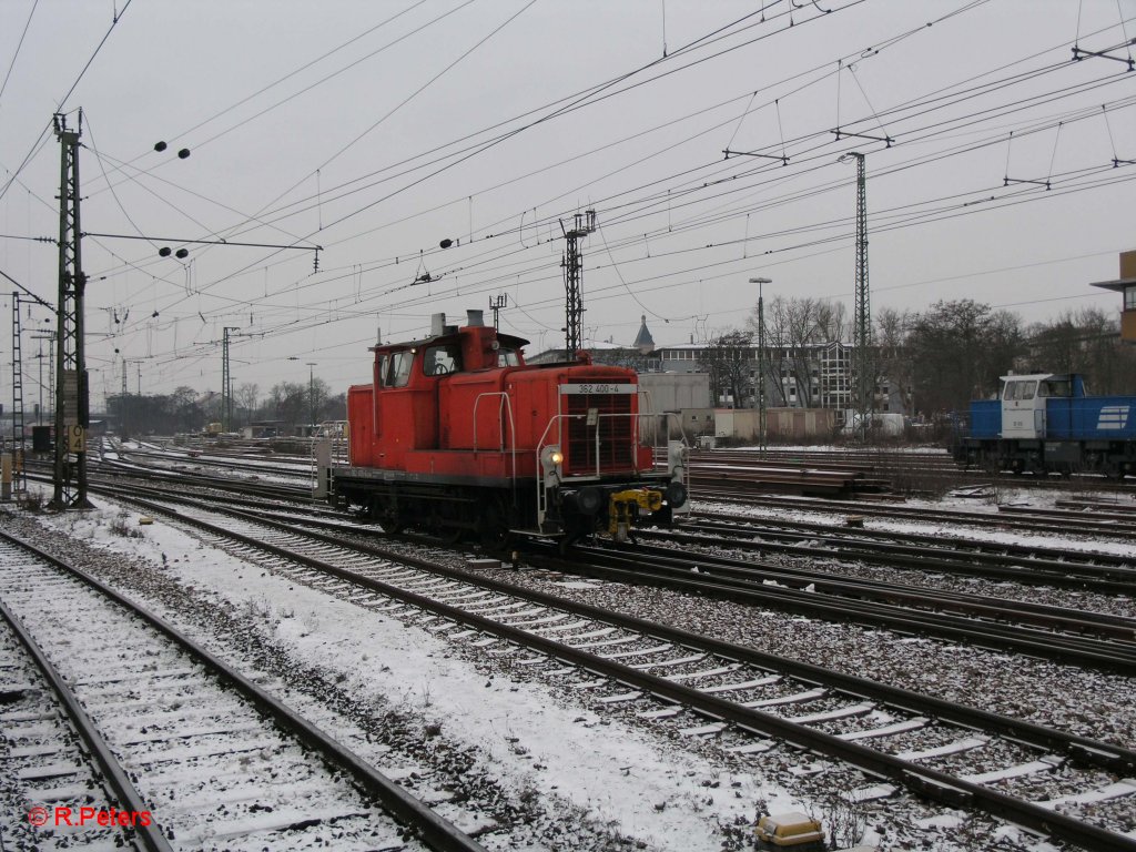 362 400-4 rangiert im Regensburger HBF. 09.01.10