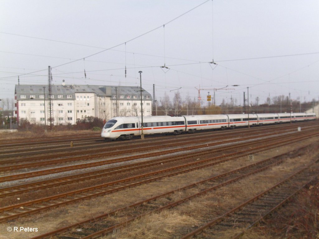 411 017  Erlangen  in Leipzig Schnefeld. 12.03.11