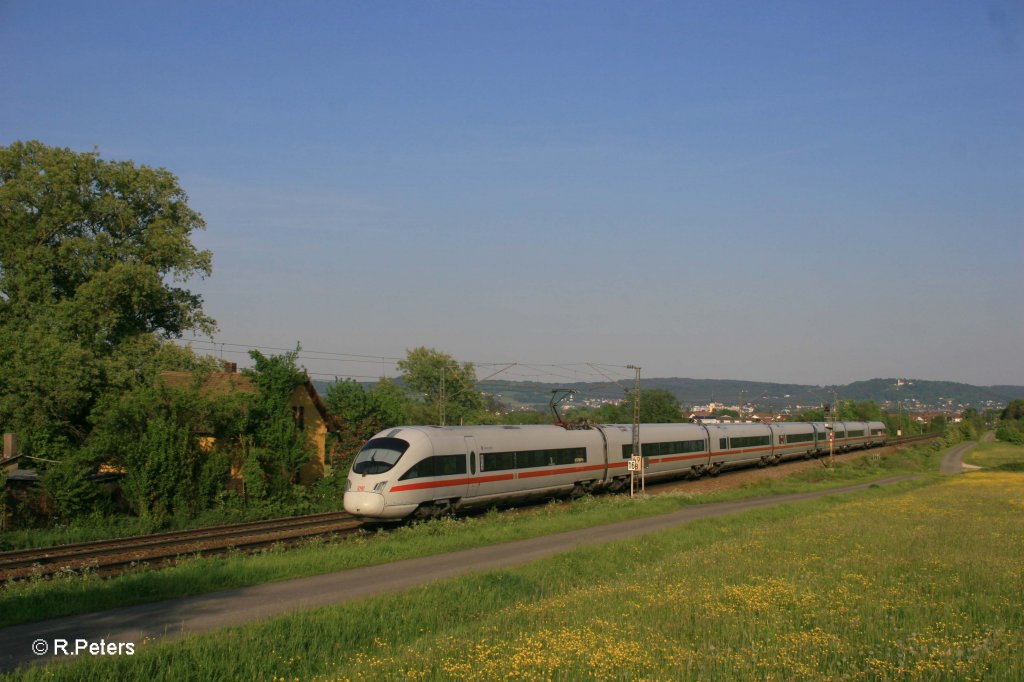 411 061-5  Andernach  als ICE29 Frankfurt/Main - Wien bei Plling. 13.05.11