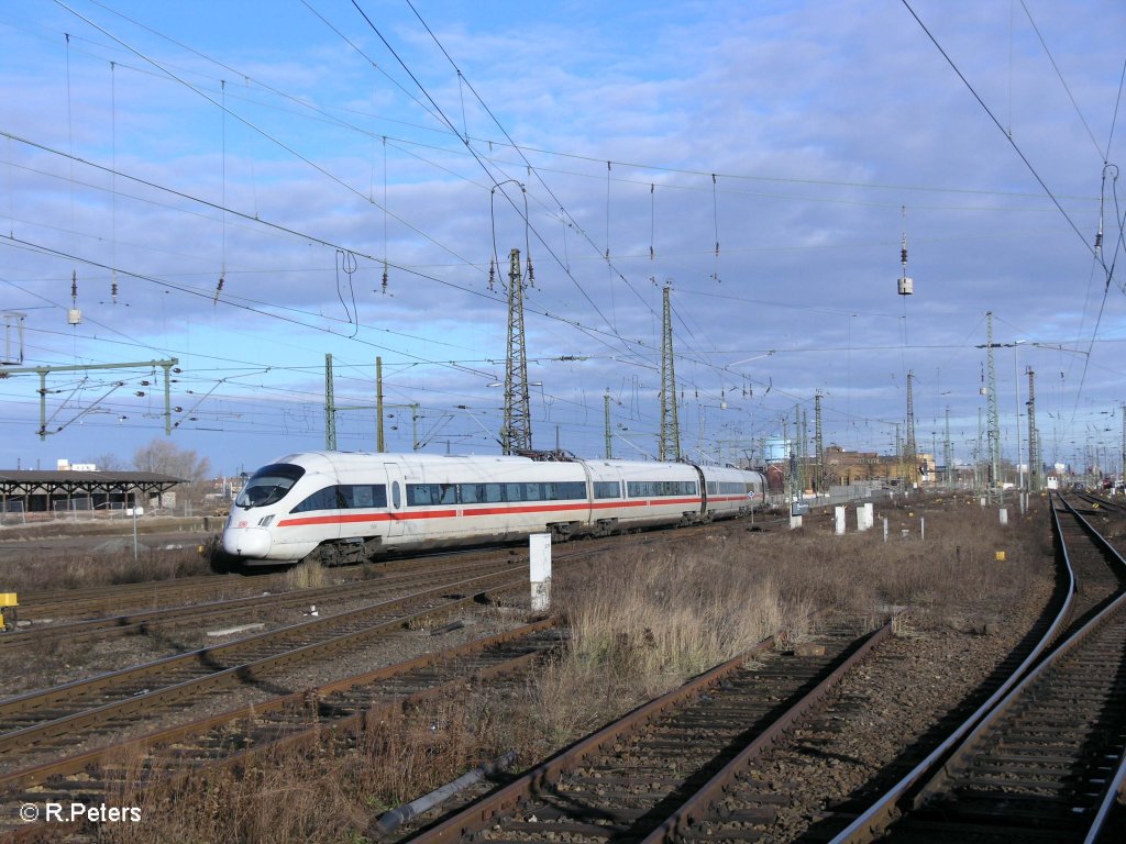 415 004-1  Heidelberg  fhrt in Leipzig HBF als ICE 1512 Mnchen HBf - Berlin-Gesundbrunn. 26.12.09
