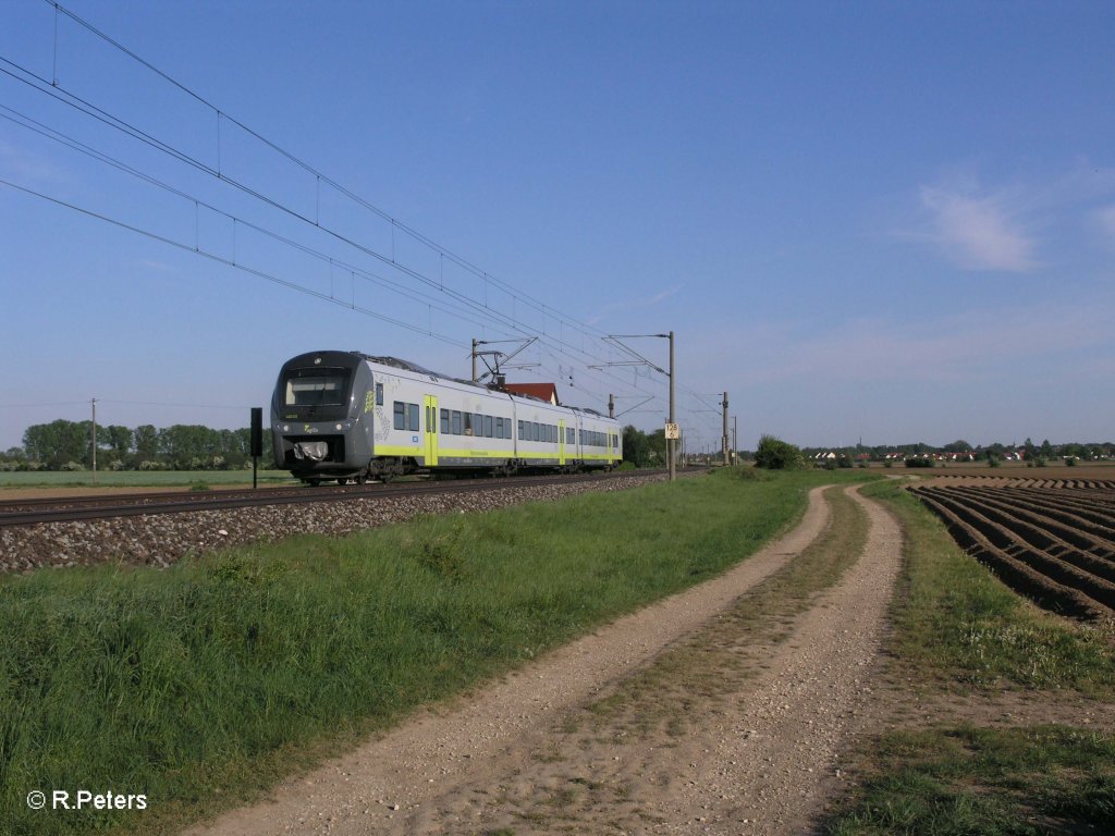 440 412 als AG84332 Landshut - Ingolstadt bei Kfering. 07.05.11