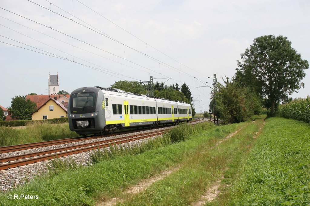 440 414 als AG84418 nach Neumarkt(Oberpfalz) bei Moosham. 03.08.11