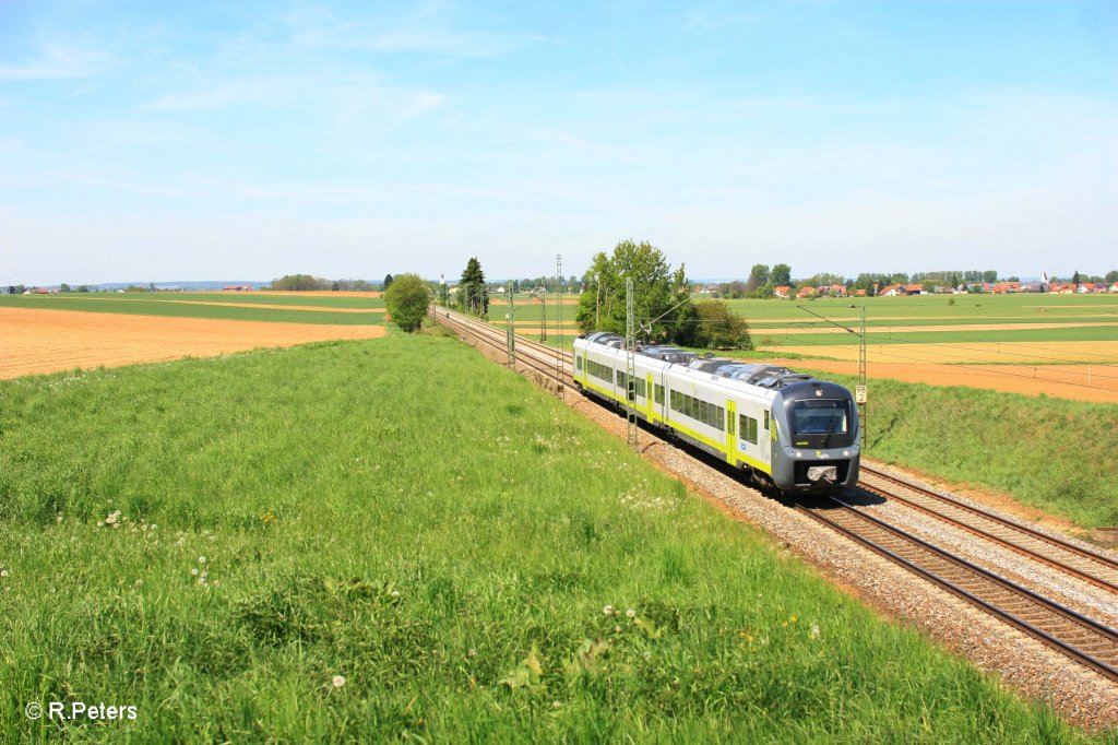 440 909 als AG84413 Neumarkt (Oberpfalz) - Plattling bei Taimering. 07.05.11