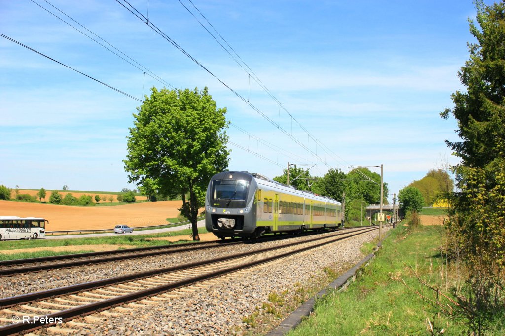 440 912 als AG84317 Ingolstadt - Landshut bei Hhenberg. 07.05.11