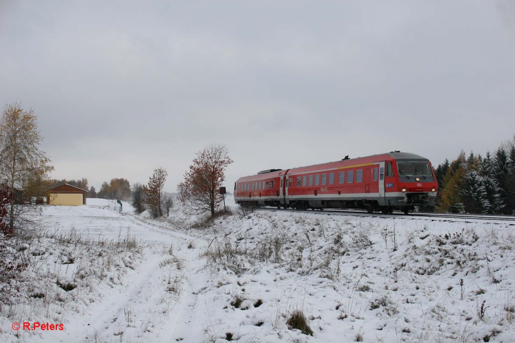 610 504-3 als RE 5282 Cheb - Nrnberg bei Waldershof. 28.10.12