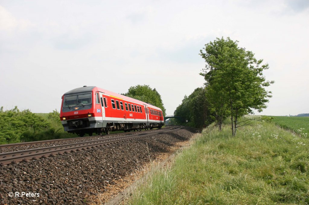 610 515-9 als RE 5282 Chep - Nrnberg bei waldershof. 31.05.12