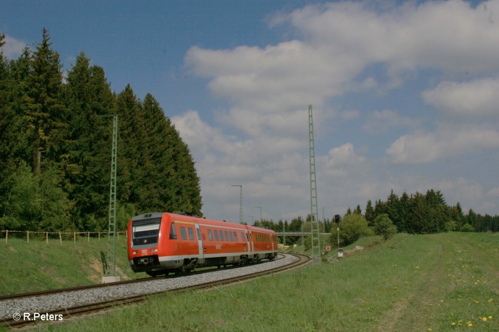 612 058 als RE Nrnberg bei Fhring. 05.05.11