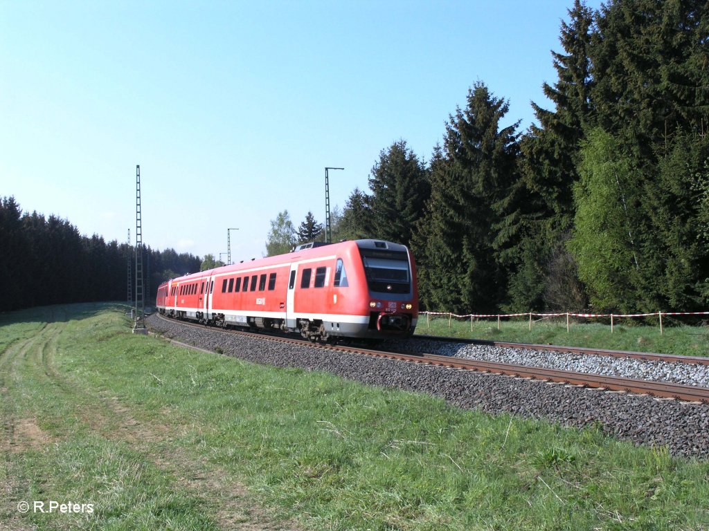 612 129 als RE3445//3787 nach Dresden. 05.05.11