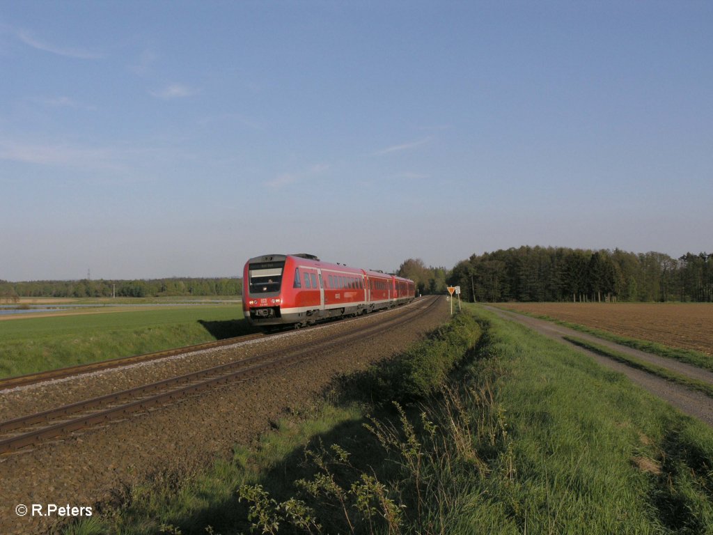 612 585 + xxx bei Oberteich als RE Hof. 05.05.11