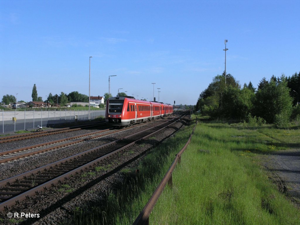 612 656 verlsst Wiesau als RE Gera. 05.06.10