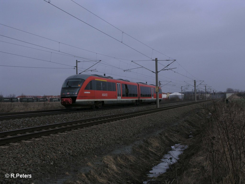 642 178 auf dem Weg nach Meien bei Borsdorf. 05.03.11