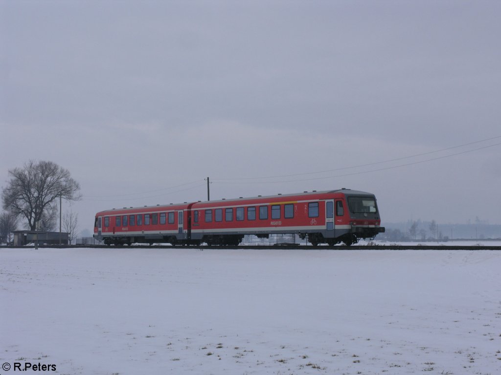 928 242 Nachschuss sdlich bei Memmingen auf dem Weg nach Kempten. 19.02.10