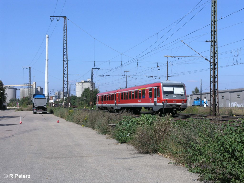 928 262 fhrt in Regensburg als Lz ein. 09.09.09