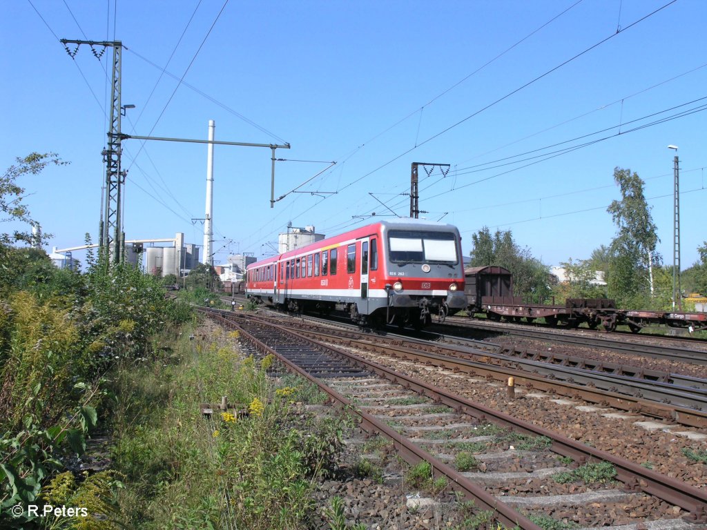 928 262 verlsst Regensburg als RB 32521 Eggmhl. 09.09.09
