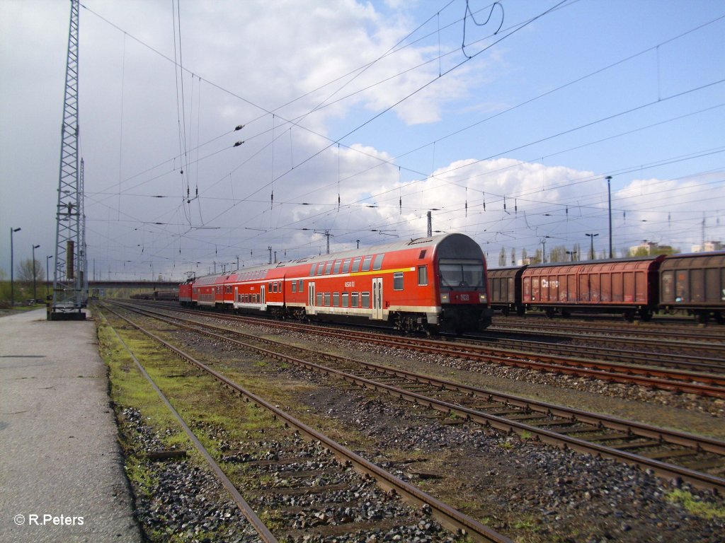 Ein RB11 Frankfurt/Oder fuhr am 21.04.10 in Eisenhttenstadt ein.
