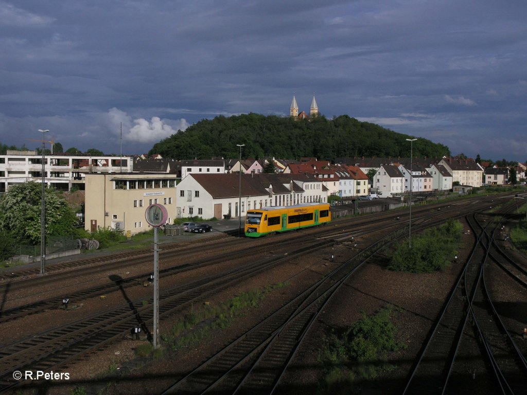 Ein VT bei der Einfahrt in Schwandorf. 26.05.10