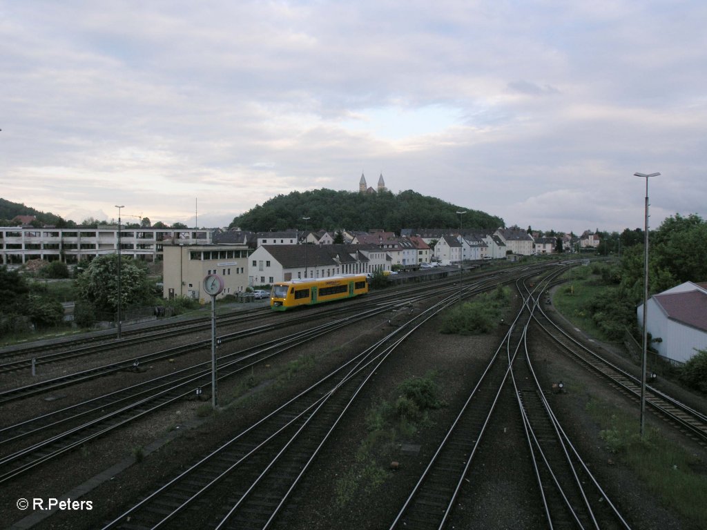 Ein VT fuhr ein in Schwandorf. 26.05.10