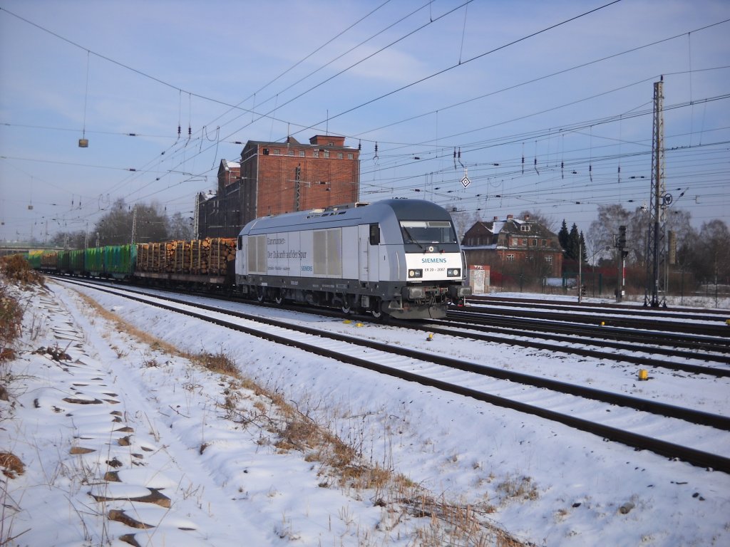 ER20-2007 fhrt am 16.2.2011 durch Bad kleinen.