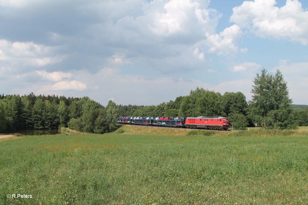 Ja ENDLICH hat es geklappt...... 233 322-7 mit dem 47290 bei Oberteich.06.08.13