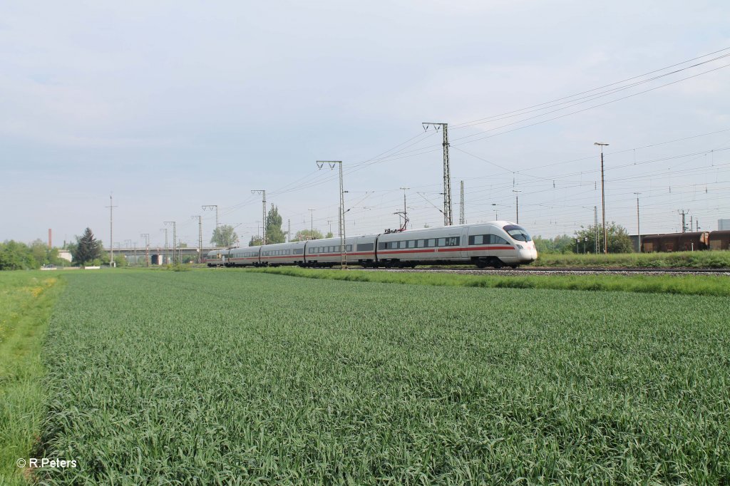 Nachschuss von 415 024  Hansestadt Rostrock  als ICE228 Wien - Frankfurt/Main.