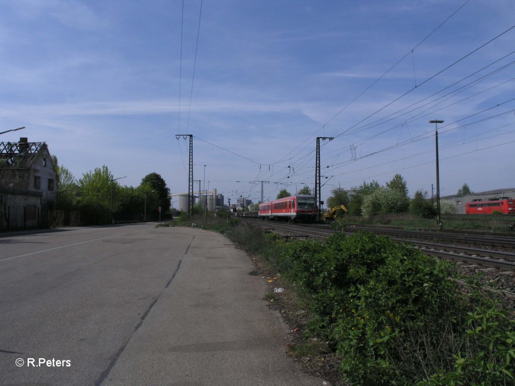 Nachschuss von 628 430 in Regensburg. 29.04.10