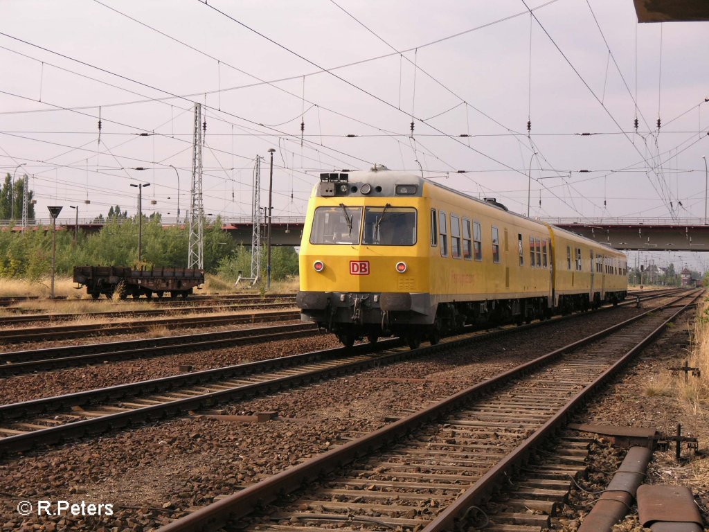 Nachschuss von 719 001-0 bei der durchfahrt in Eisenhttenstadt. 18.07.08