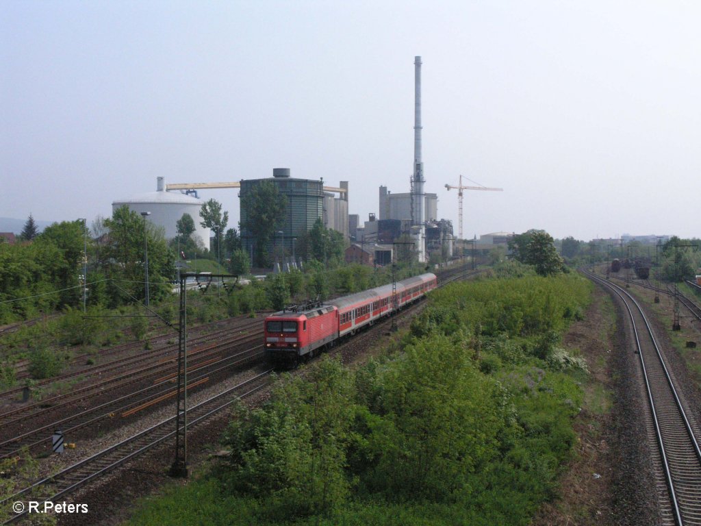 Noch ein Bild von 143 846-6 in Regensburg. 01.05.09