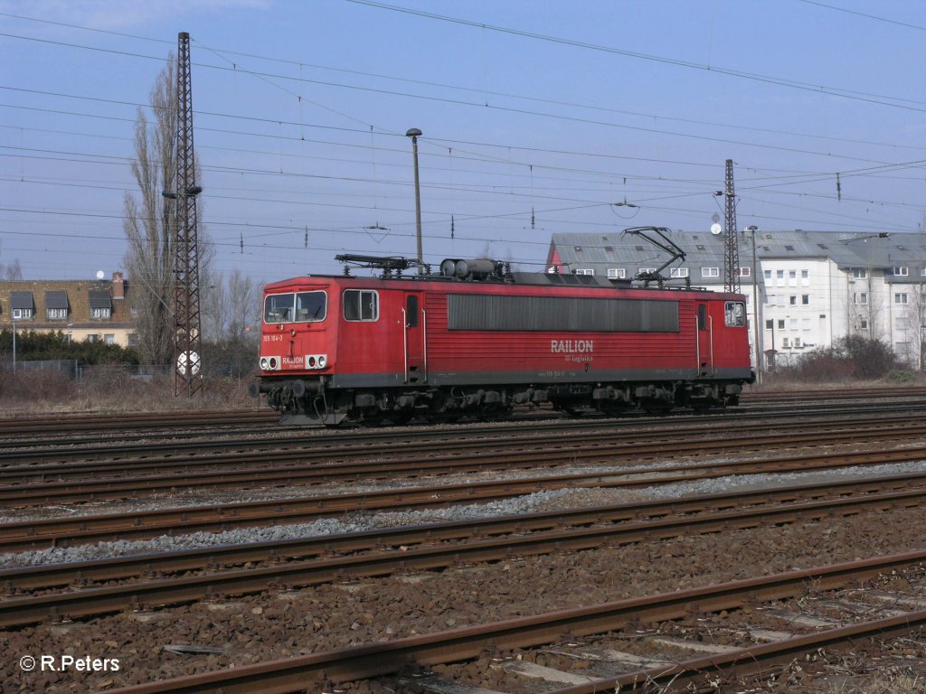 Nochmal 155 132-4 in Leipzig Schnefeld 05.03.11