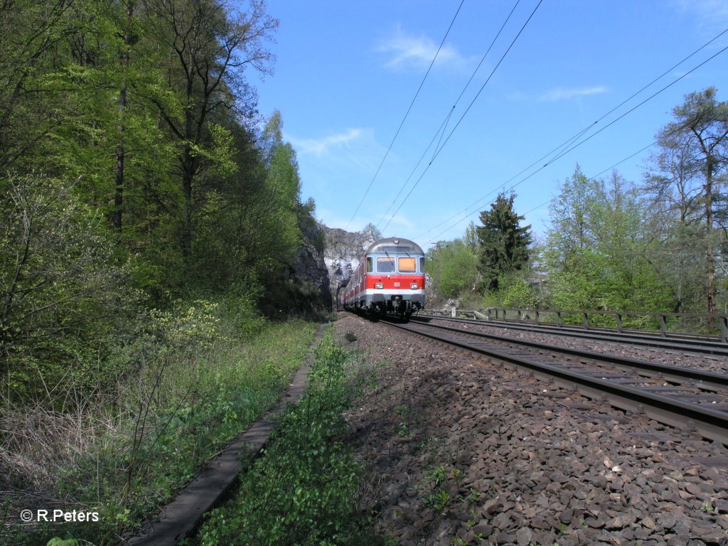 RB 32111 Neumarkt/Oberpfalz - Plattling beim Felsentor. 29.04.10