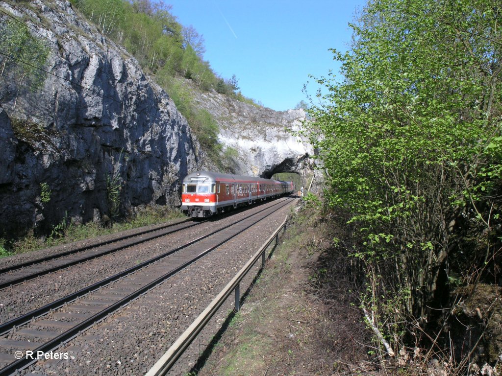 RB32107 Neumarkt(Oberpfalz) - Plattling beim Felsentor. 29.04.10