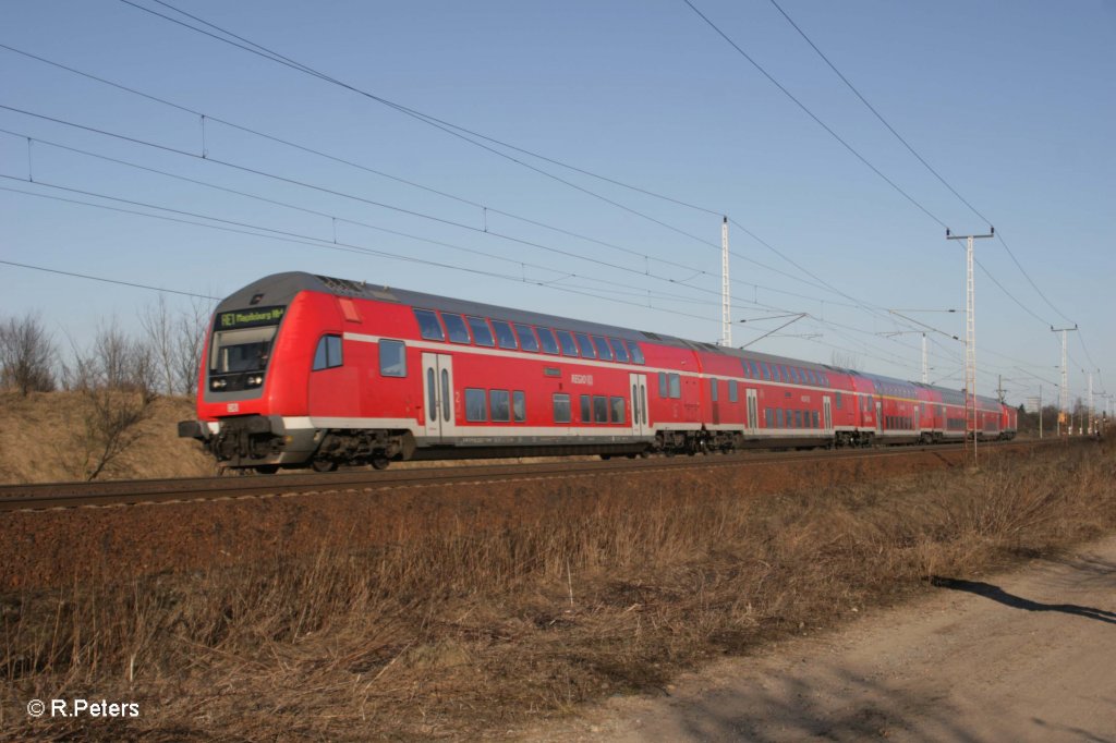 RE 1 Magdeburg HBF bei Frankfurt/Oder Nuhnen. 07.03.11