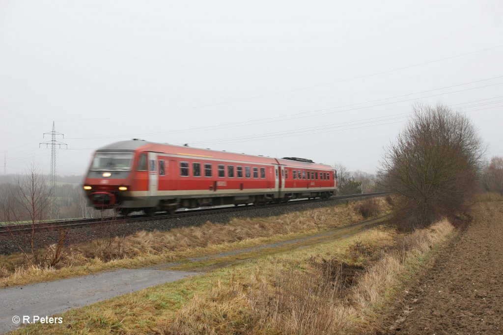 RE 5286 Cheb - Nrnberg bei Brand. 28.12.11