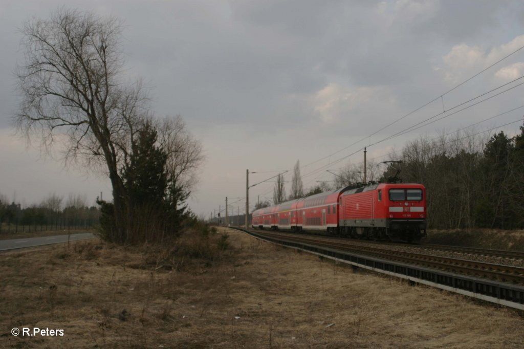 RE1 Magdeburg HBF bei Eisenhttenstadt. 09.03.11