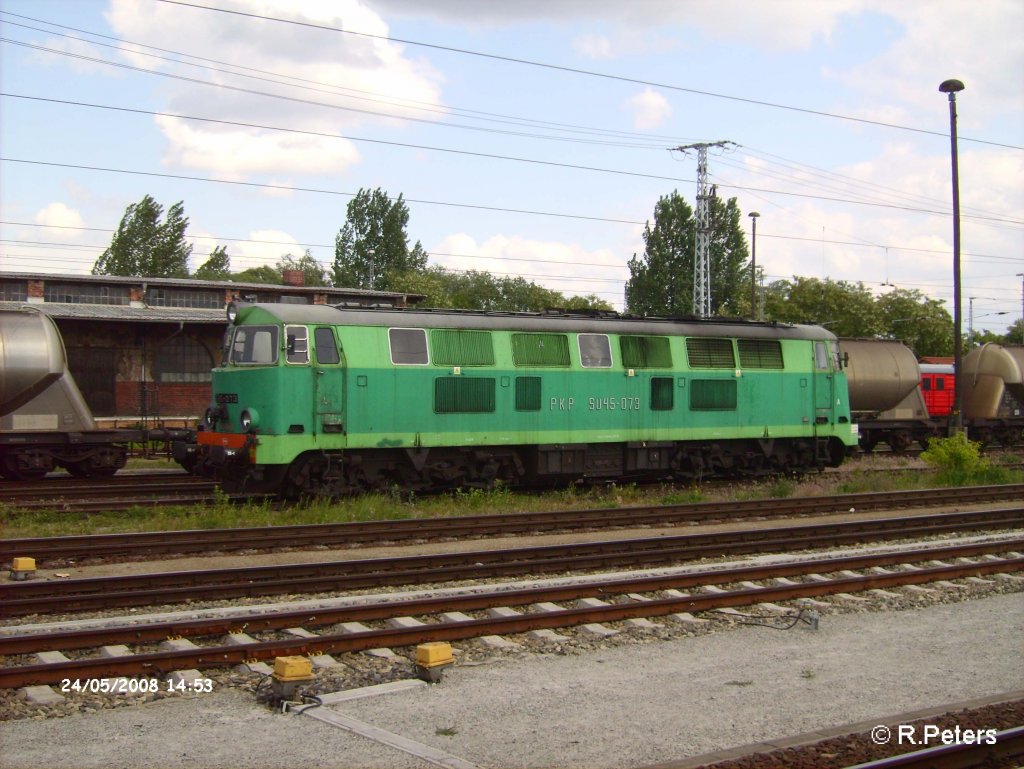 SU45 073 wartet in Frankfurt/Oder auf neue Aufgaben. 24.05.08