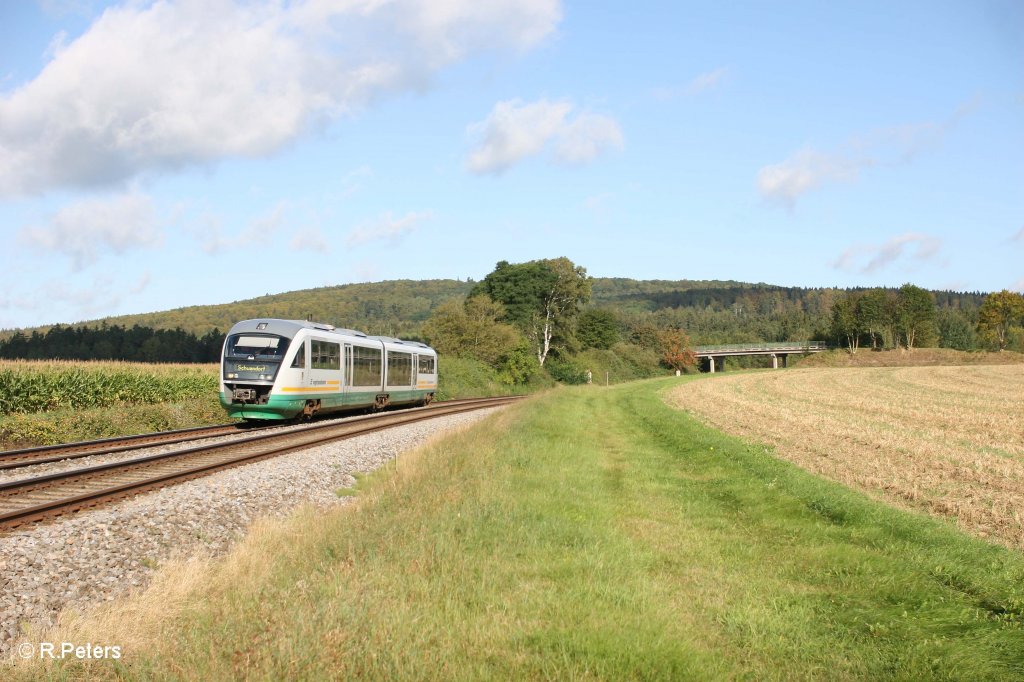 VT09  Stadt Reichenbach im Vogtlad  als VBG81113 Hof - Schwandorf bei Oberteich. 14.09.11