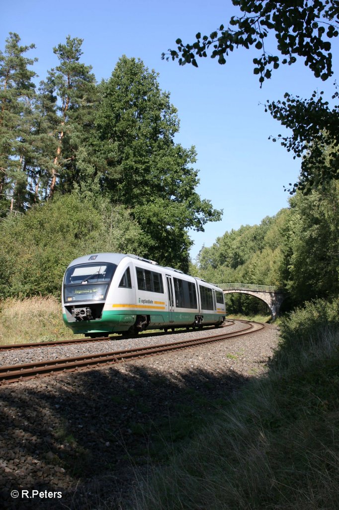 VT11 als VBG81119 Hof - Regensburg bei Schnfeld. 16.09.12