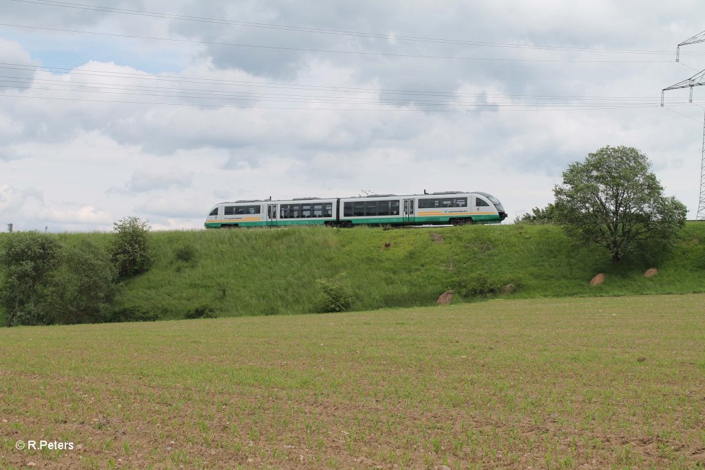 VT12  Landkreis Tirschenreuthen  auf dem Weg von Cheb nach Marktredwitz. 15.06.13