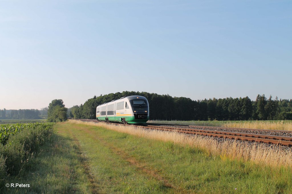 VT17 als VBG20891 Schwandorf - Marktredwitz - Cheb bei Oberteich. 17.07.13