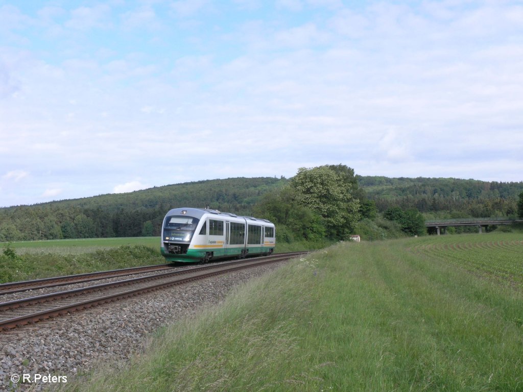 VT18 als VBG86553 nach Schwandorf beiOberteich. 08.06.09
